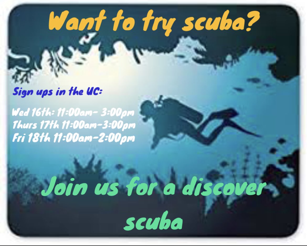 UTM SCuba (@scubaclubatutm) on Twitter photo 