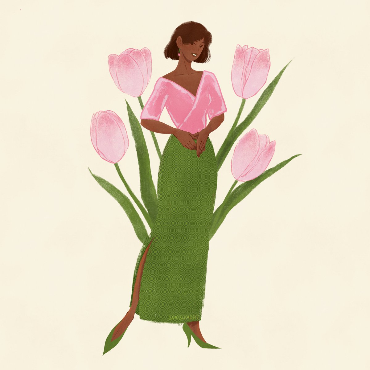 samsumart's tweet photo. 🌷 Tulips and Buddleia 🌸 https://t.co/VvyAexTrb9