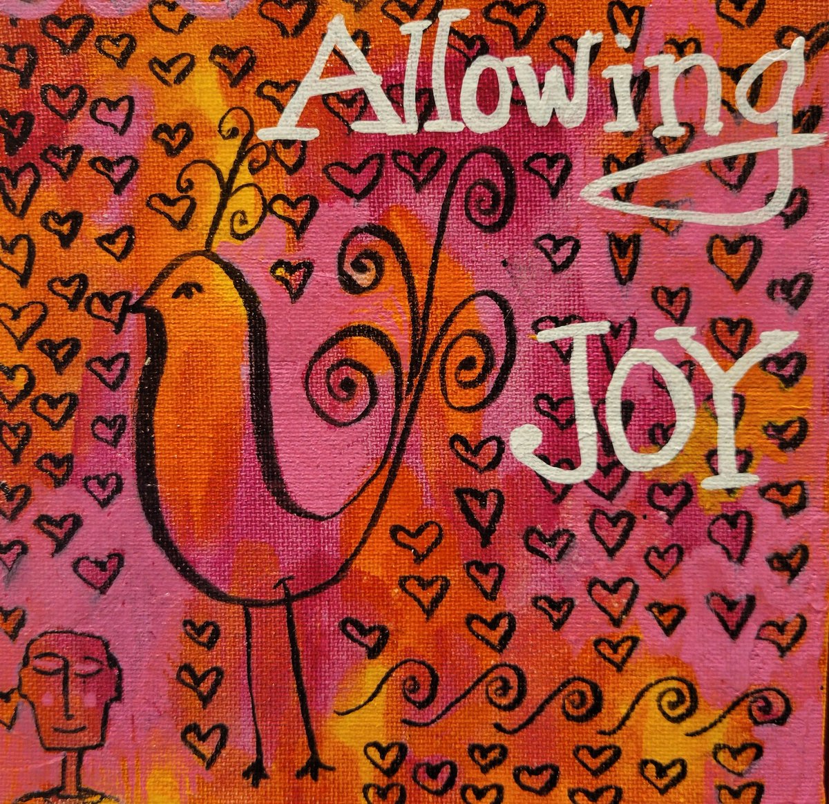 jillyhop's tweet photo. Reflecting on the power and importance to deliberately feel joy daily. I love the first sip of coffee and love the pooling of colorful paint. What brings you joy? #todaysdoodle #joydaily #todaysdoodle #mindfullness #goodvibes #artforsale #cominghome https://t.co/Be8KunuYp0