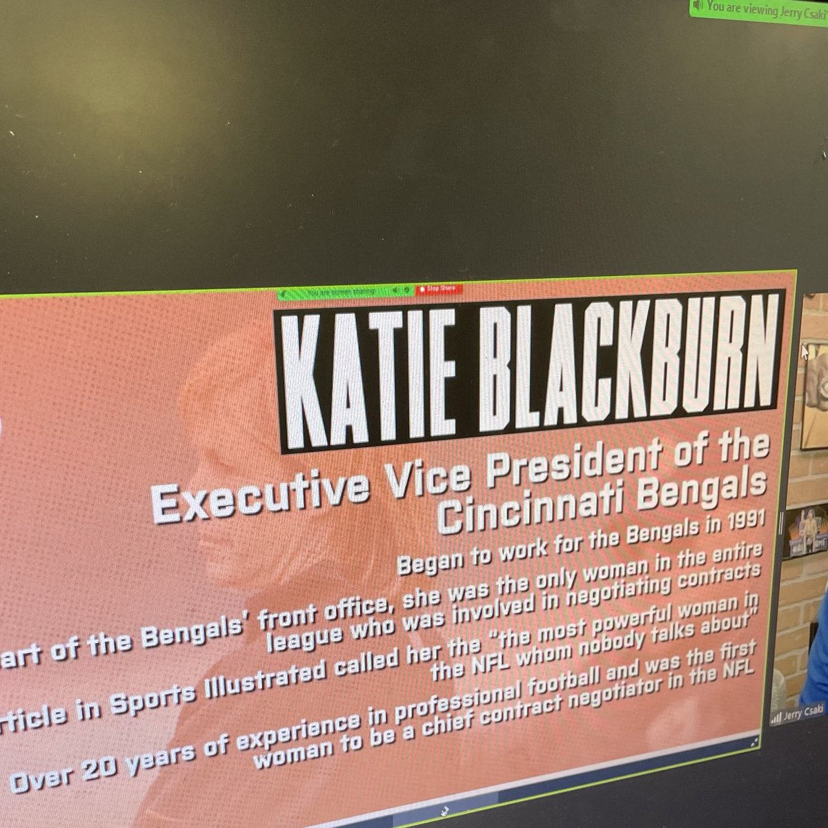 Tracy King (@tracyleeking5) on Twitter photo Through <a href="/AlabamaAchieves/">Alabama State Department of Education</a>, 6th grade participated in the virtual field trip Women in Football and learned about the significant impact of women in the sport. Bet you didn’t know that 47% of NFL fans are female! <a href="/Csaki_HOF/">Jerry Csaki</a> #womenshistorymonth Through <a href="/AlabamaAchieves/">Alabama State Department of Education</a>, 6th grade participated in the virtual field trip Women in Football and learned about the significant impact of women in the sport. Bet you didn’t know that 47% of NFL fans are female! <a href="/Csaki_HOF/">Jerry Csaki</a> #womenshistorymonth