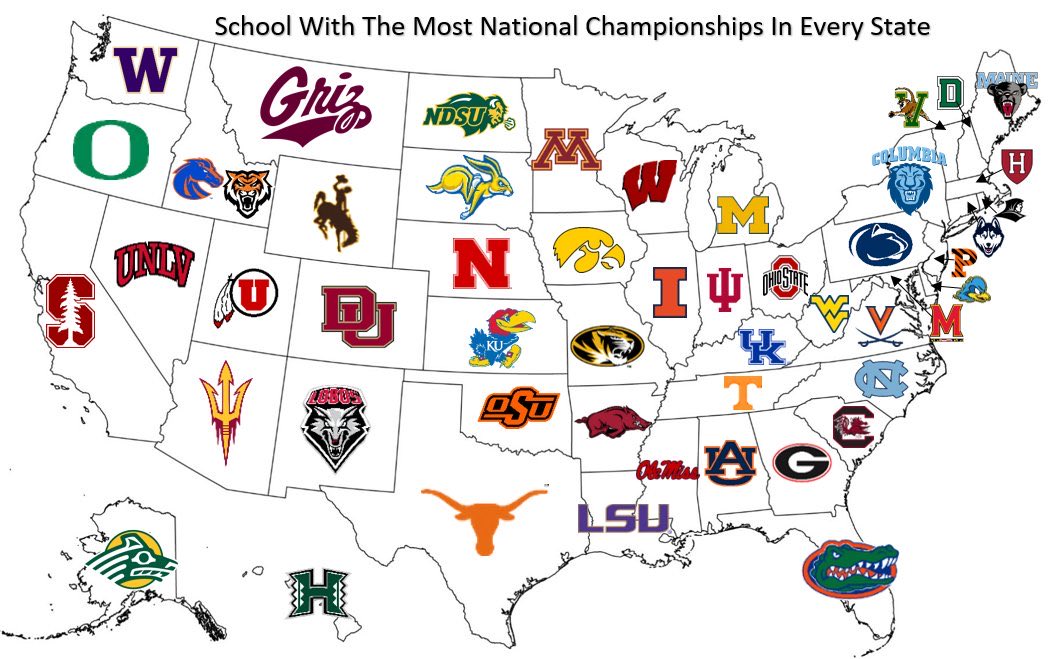 Jeremy Haefner (@du_chancellor) on Twitter photo Take a look! Here are the schools with the most number of championships in every state. (Thanks to <a href="/ToddRinehart/">Todd Rinehart</a>) Go <a href="/UofDenver/">University of Denver</a> <a href="/DU_Pioneers/">Denver Athletics</a> Take a look! Here are the schools with the most number of championships in every state. (Thanks to <a href="/ToddRinehart/">Todd Rinehart</a>) Go <a href="/UofDenver/">University of Denver</a> <a href="/DU_Pioneers/">Denver Athletics</a>