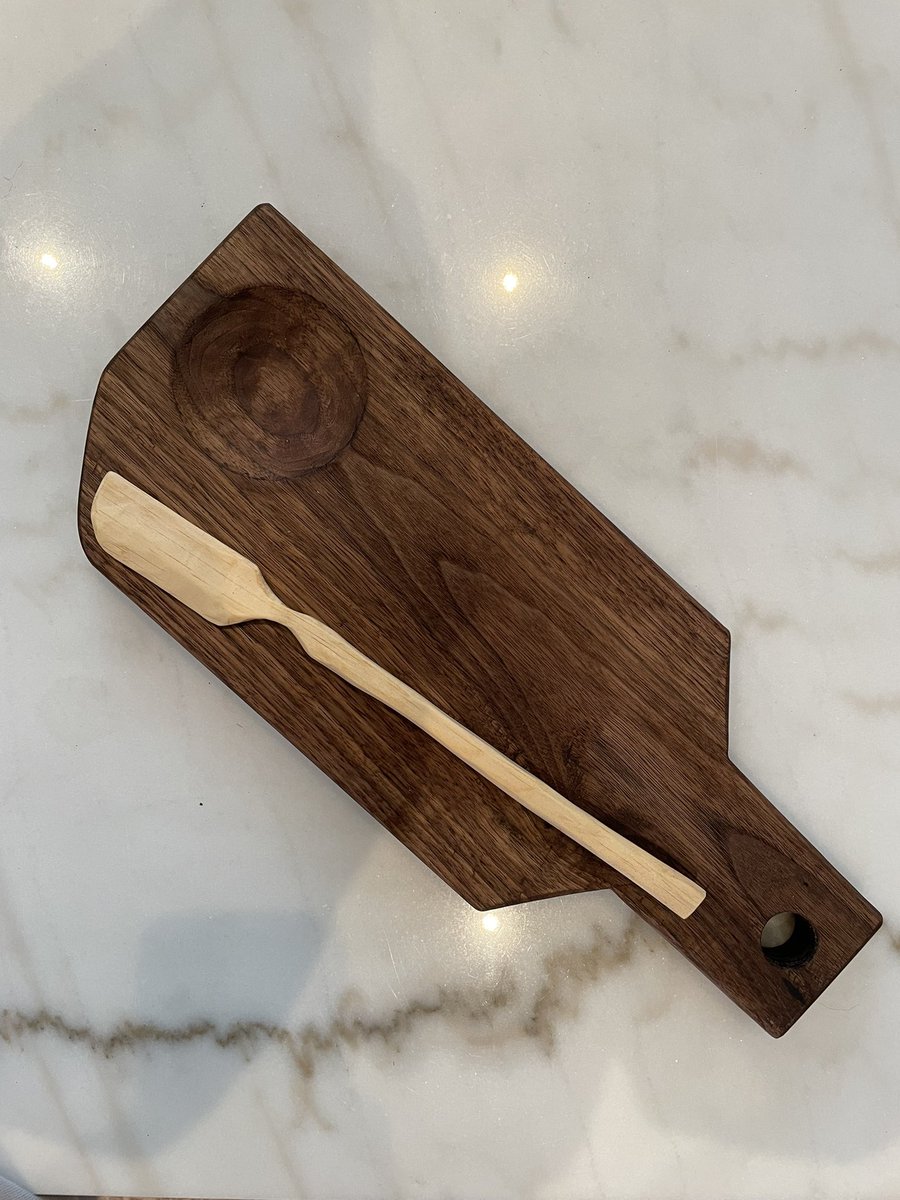 mmccunn's tweet photo. Feeling very proud of my amateur woodworking 🤗 Signed up for a local weekly workshop and it has been really fun to disconnect and get creative! Now onto power tools… https://t.co/5Yy9Fi9Yf6