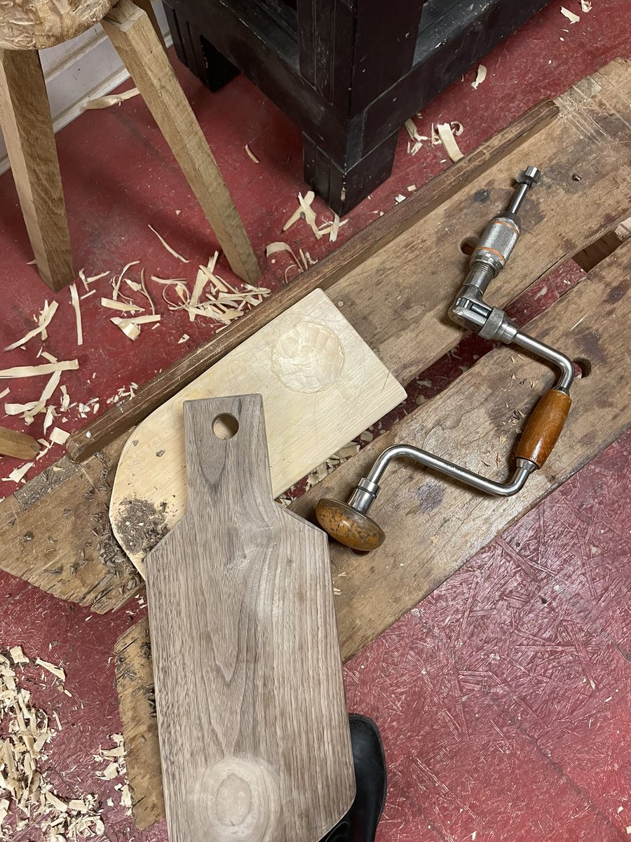mmccunn's tweet photo. Feeling very proud of my amateur woodworking 🤗 Signed up for a local weekly workshop and it has been really fun to disconnect and get creative! Now onto power tools… https://t.co/5Yy9Fi9Yf6