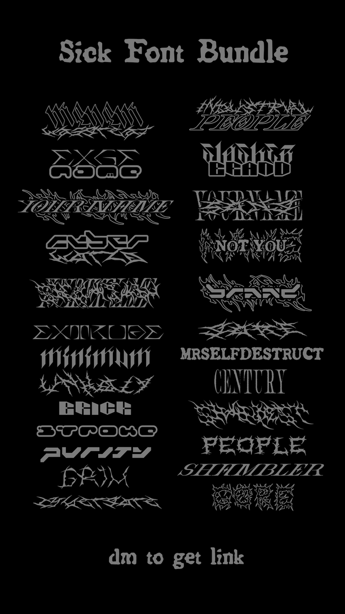 Sick Made Lettering Sick Fonts