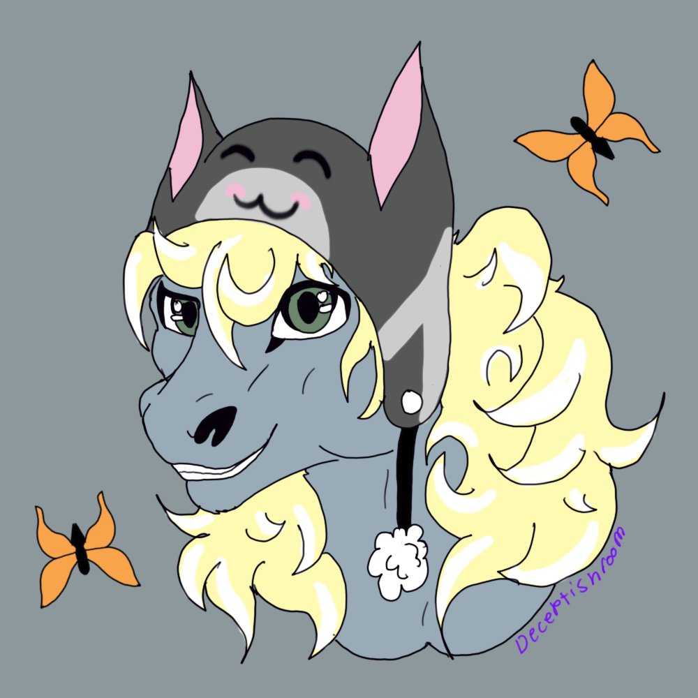 NotSoZenZeneth's tweet photo. *Blasts Back in Black* 

I return from the grave with some recent doodles of a pony and my main manns

#Transformers #MLP #digitalart #mlpart #Maccadam https://t.co/fJR3UknctZ