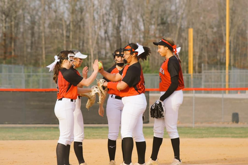 MatoacaSoftball's tweet photo. Matoaca Softball win 
#2 in two days.
10-0 victory over Varina Tuesday.
Elisia Gonzalez-Pettis throw a No-Hitter with 14 K's!
Chloie Bickhart was 3-3 with 2 RBI's.
3rd game in 3 days  Wednesday vs Atlee.
@scottyd82 @MrsMedrano7 @ElizabethSBaber  @matoacahsathlet @scott_driskill https://t.co/Ij1DOFFtt4