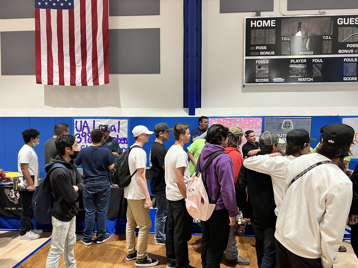 Trades night is underway! 
<a href="/AltaLomaHigh/">Principal</a> <a href="/GayleRoss55/">Gayle</a> <a href="/braveskiles/">Elizabeth Skiles</a> <a href="/AdamStites1/">Adam Stites, Ed.D.</a>