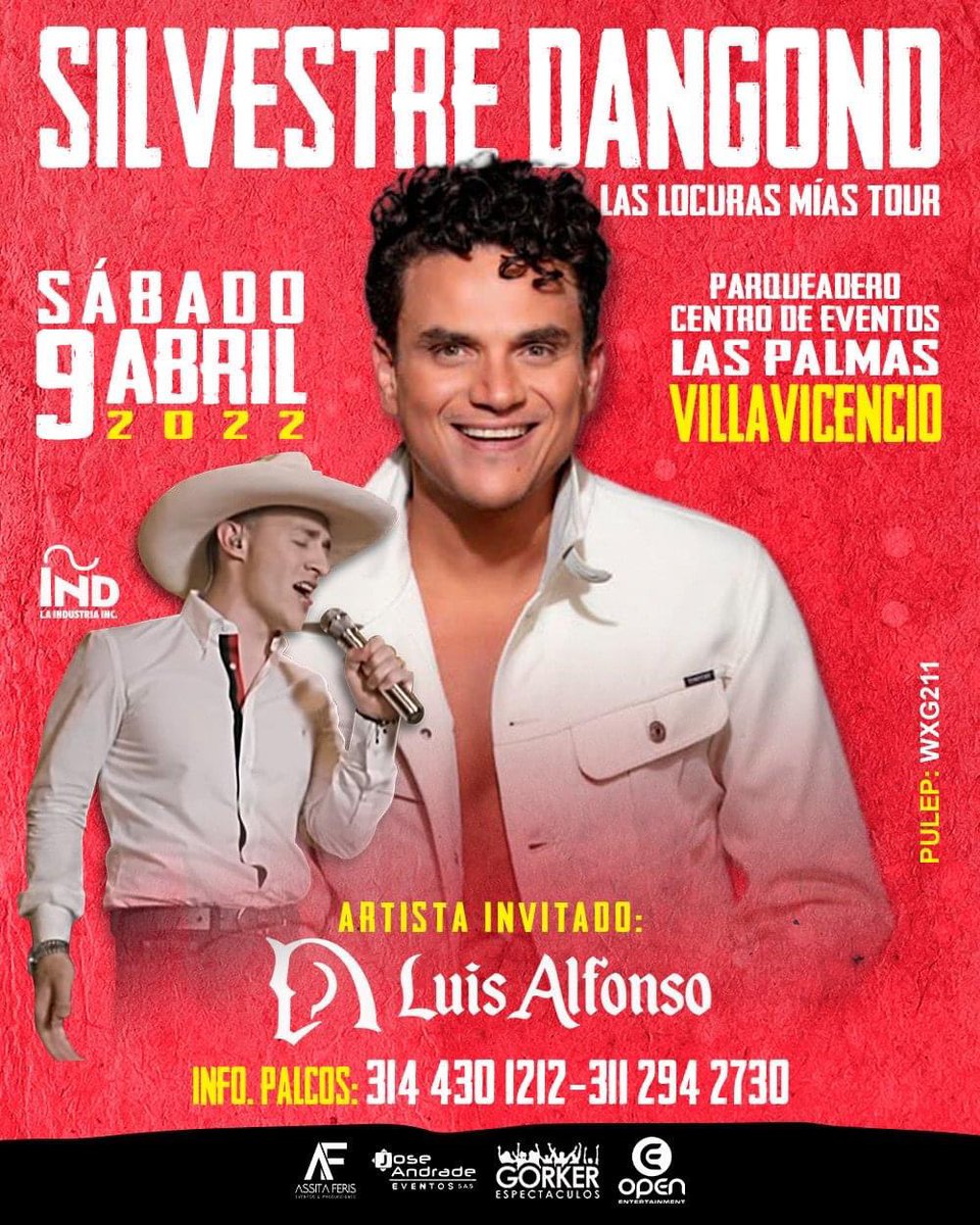 ClubSFDC's tweet photo. SÁBADO 9 DE ABRIL 

📍Villavicencio  

Parqueadero Centro de Eventos las Palmas
25% DE DESCUENTO HASTA EL 2 DE ABRIL 
PRECIOS Y LOCALIDADES PALCOS 
👉🏿 DIAMANTE 💎.  $4’700.000 
👉🏿 ORO 🥇.            $3’800.000
👉🏿 PLATA 🥈.          $2’850.000
👉🏿 BRONCE 🥉.      $1’950.000 https://t.co/5dZFFugwtG