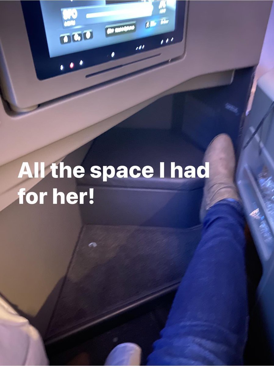 oskiff's tweet photo. Flew first class on @AmericanAir yesterday w/ my 4 month puppy -airline compliant. They made me put her in a box for take off &amp; landing saying I didn’t have the leg room. Ridiculous! Also didn’t happen on previous flight. She was so freaked &amp; soiled herself. #AmericanAirlines https://t.co/urOnlI7WfD