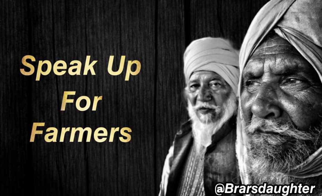 Farmers are the backbone of the country so #SpeakUpForFarmers