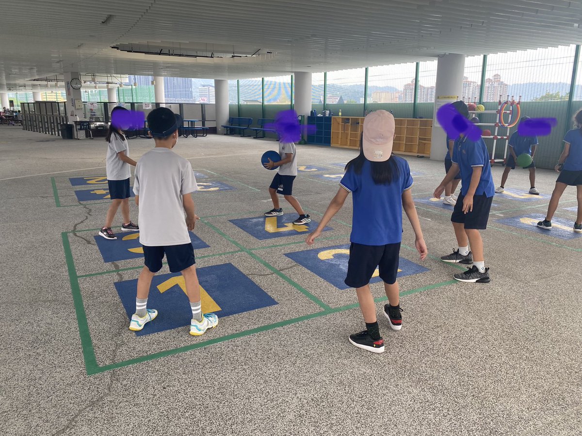 Fun times playing 4square with this class at recess. They were inclusive, supportive and fair which made it fun for all!