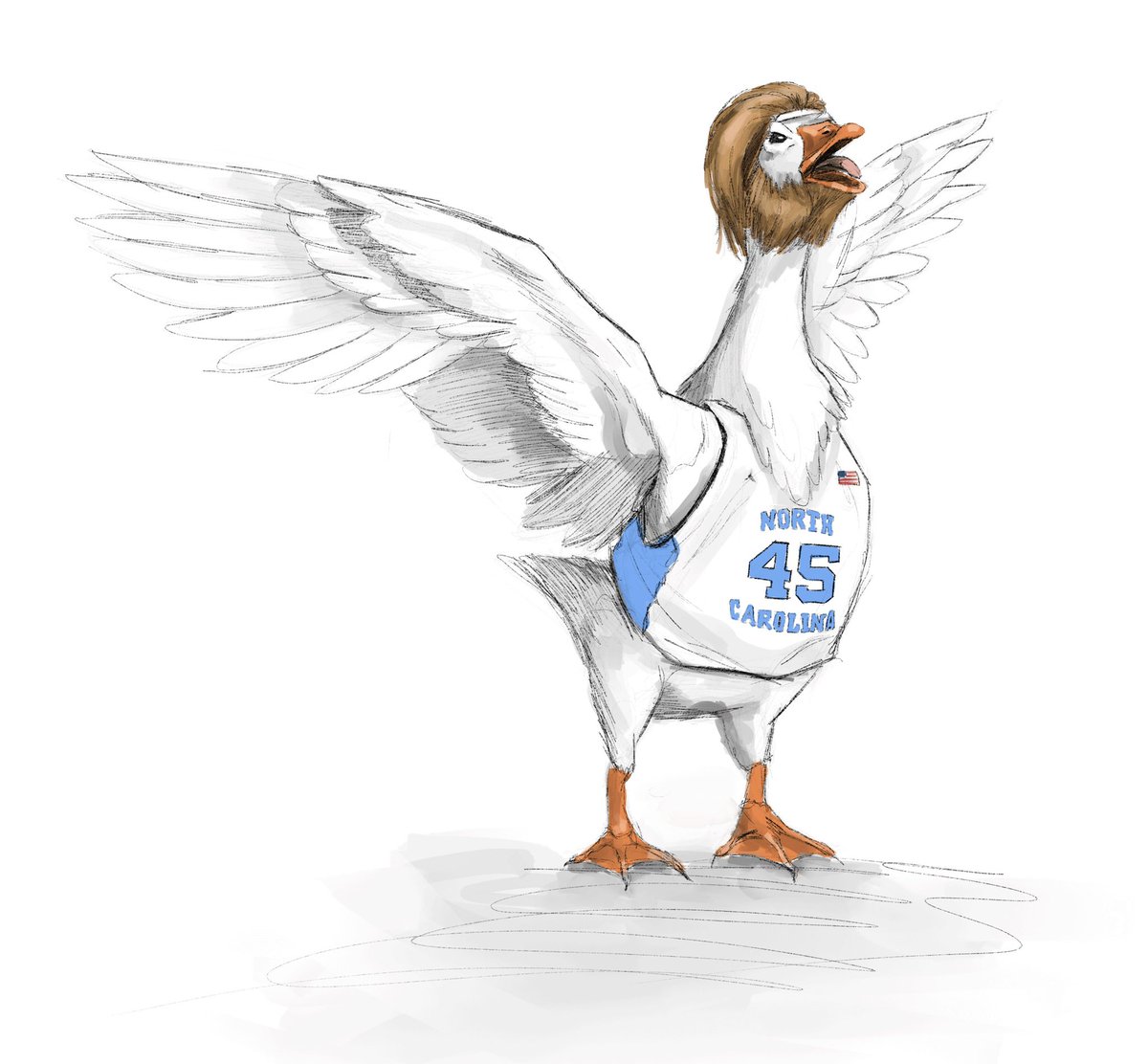 mrgoosehonkers's tweet photo. Yโall. Iโm thinking of sporting a dope new look in honor of my new favorite player @BradyManek Think I can make it work? #Hairodynamic #MrBeardHonkers https://t.co/XEVtmzVrEE