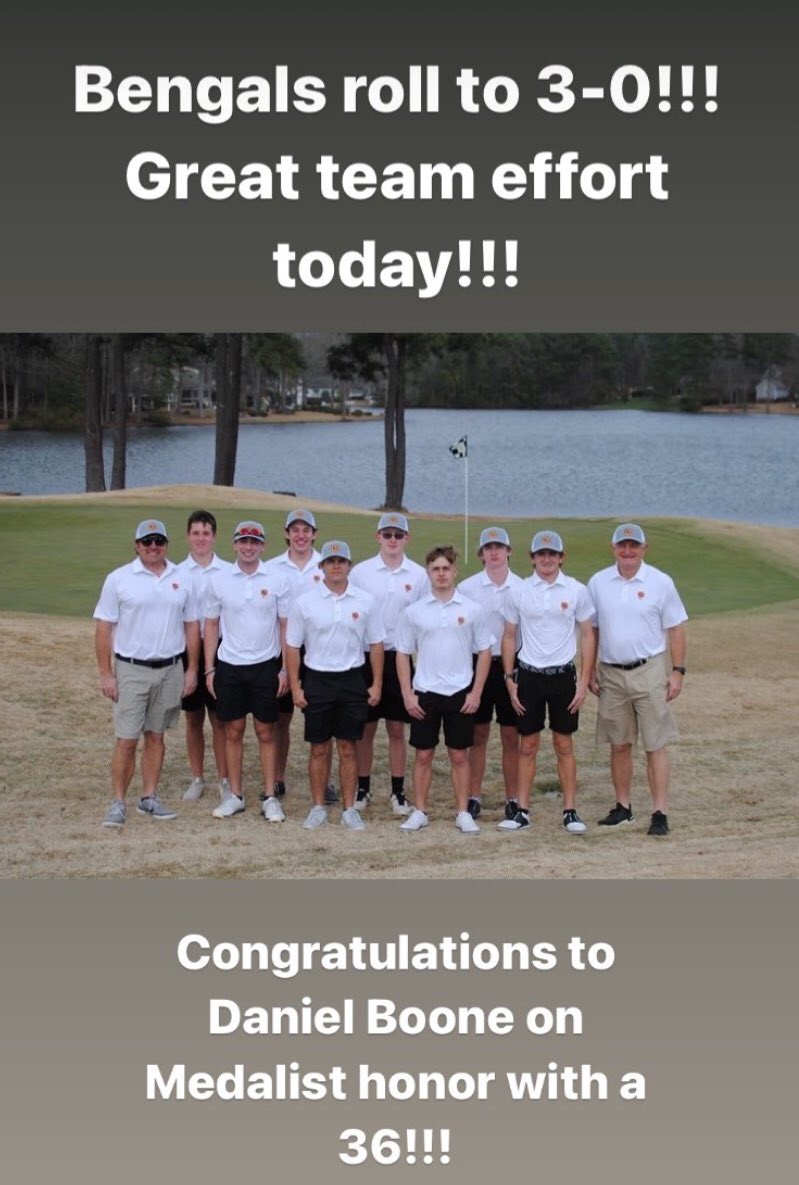 FVHSMensGolf's tweet photo. Bengals bring home the W!!! https://t.co/FkTGqr0fky