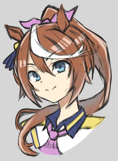 トウカイテイオー落描きウマ娘いまさら観始めました#イラスト #ウマ娘 