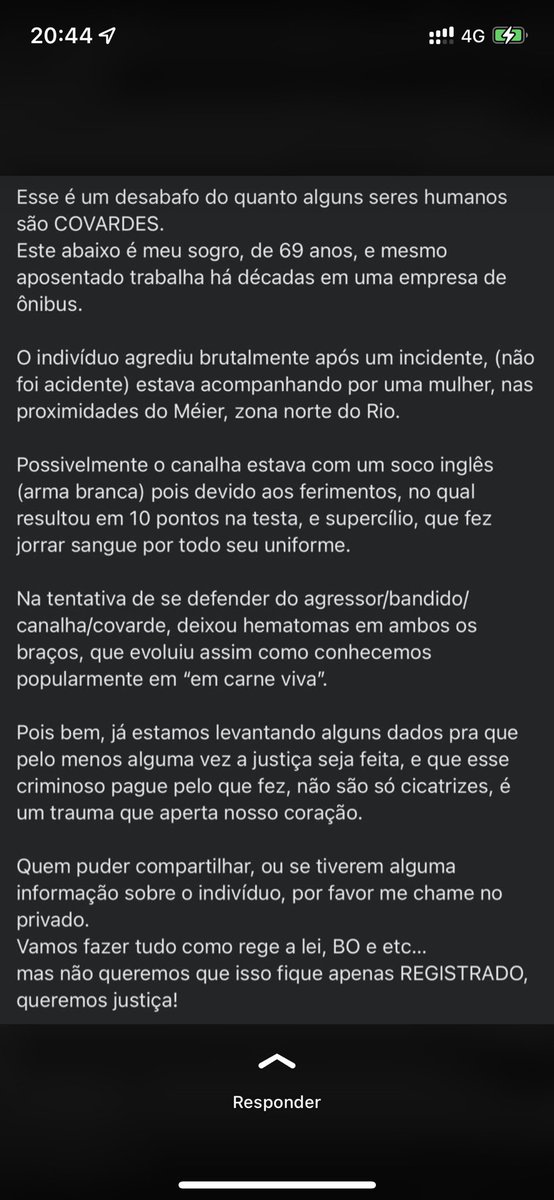 Neura_lo's tweet photo. JUSTIÇA SERÁ FEITA, O QUE FEZ COM O MEU SOGRO IRÁ PAGAR!!!!!!!!!! me ajudem e compartilhem!!!! @recordtvrio @geglobo @tvglobo @jornalextra @tinojunior @BGRiodeJaneiro https://t.co/xDZFYIcbym