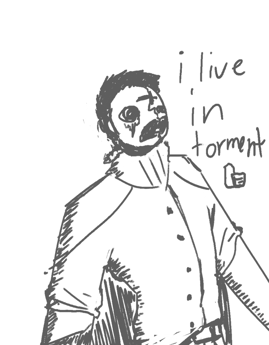 voltzwinger's tweet photo. bored and frustrated so have a brush experiment https://t.co/r1l3cPO0sp