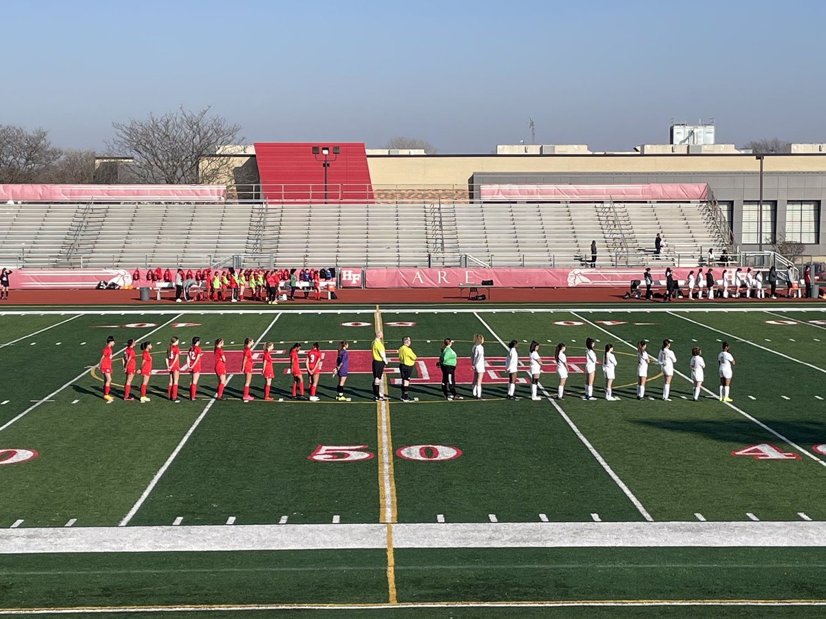 HF vs. Marian Catholic! HF Viking varsity takes the win with a 5-0 final score!!                 Shout out to Dakota #6 with 2 goals, Eliya #3 with 1 goal, Solana #19 with 1 goal and Brooke #2 with 1 goal great with by the Vikings!!! ❤️🤍