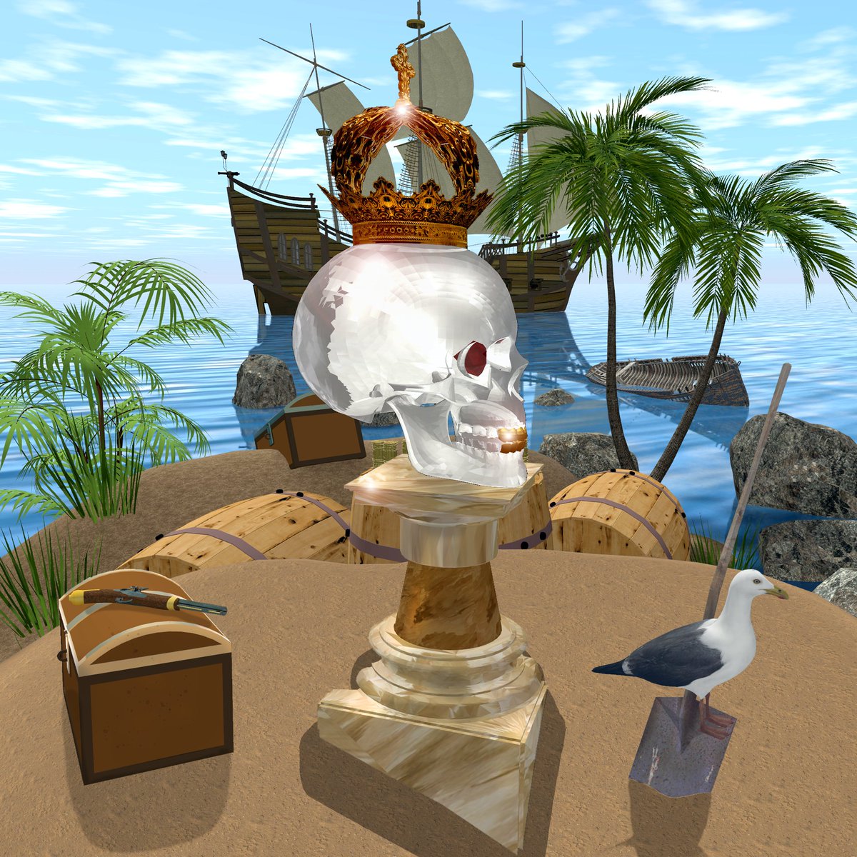 Will YOU mint the super rarest of the rare?
Gemstone Skulls "KING SKULL"

aprox 6/11,232

Whitelist Giveaway on NOW! First 200 to join are whitelisted! No hoops, just come aboard!

discord.gg/aThDaFEgdT

#NFTs  #NFTshill #WhitelistGiveaway    #NFTGiveaways #NFTGiveaways