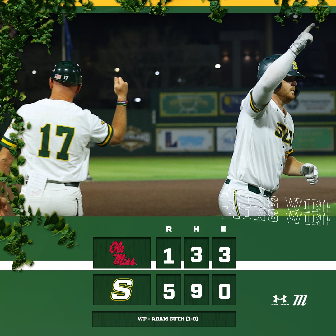 The Lions add a win over No. 1-ranked Ole Miss to the resume, their third win over a ranked opponent this season.

#LionUp | #GATA | #TEAM