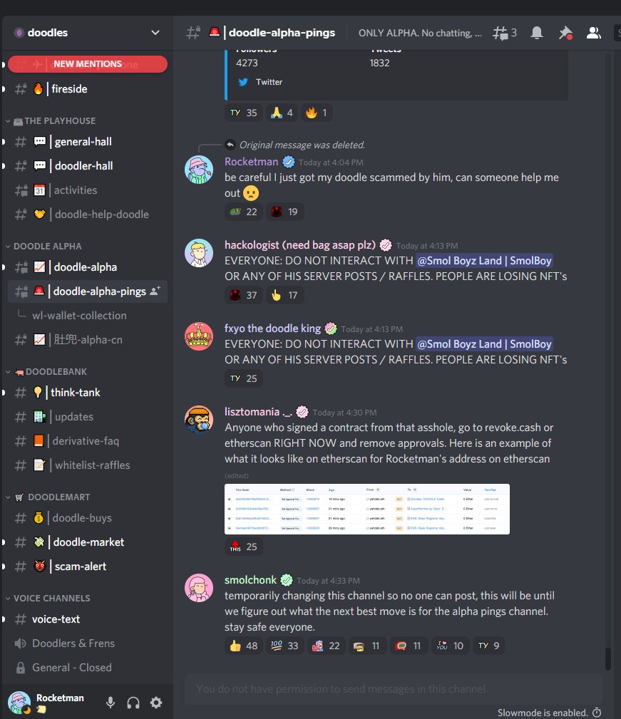 checking0rder's tweet image. Today I got my doodle stolen by a fellow dood who shilled his project in the @doodles alpha channel. I totally understand that it was my fault that this happened but I want to share what I've learned from this costly lesson.