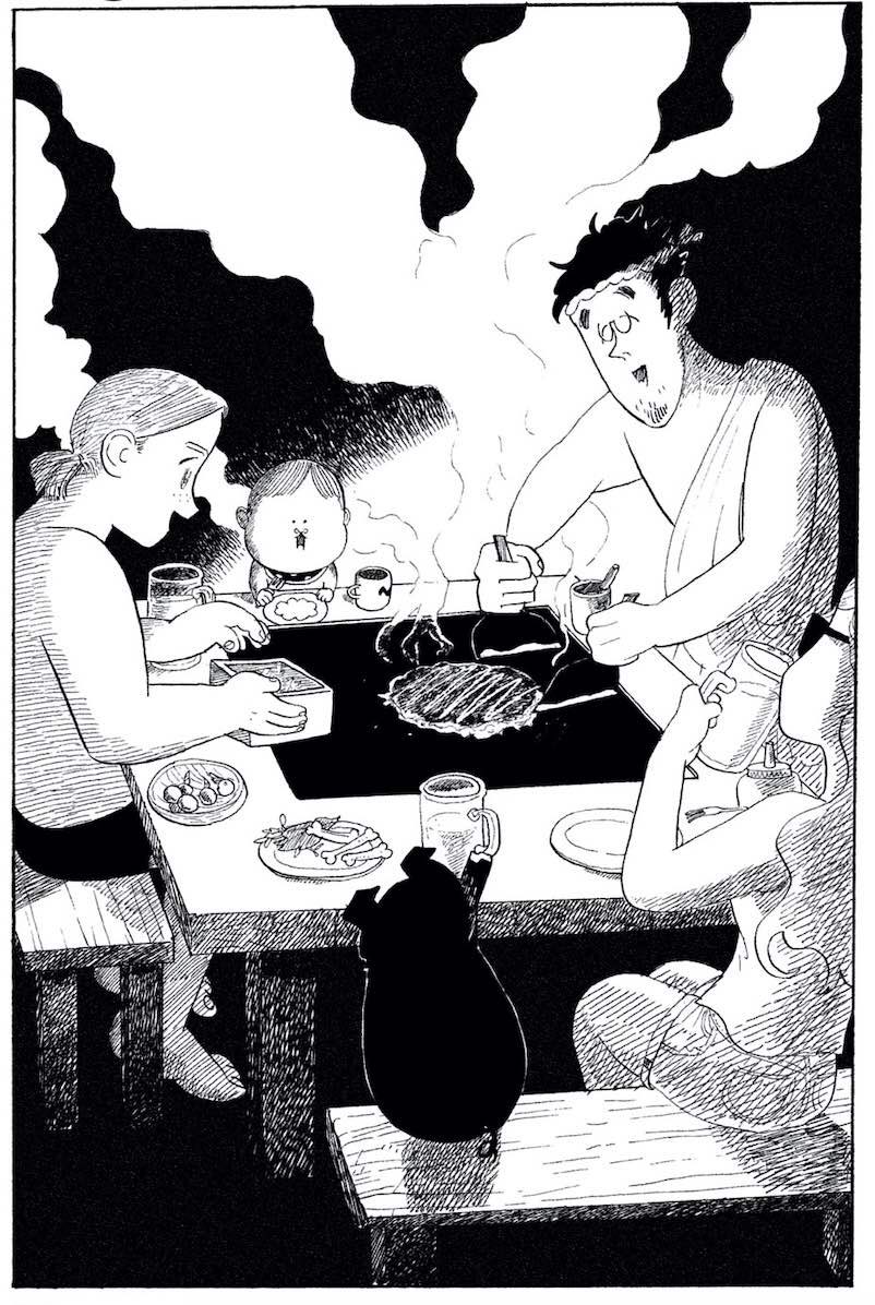 豚も一緒に晩ご飯を食べてる扉絵がかわいい『アダムとイブの楽園追放されたけど…』。

#全2巻発売中 