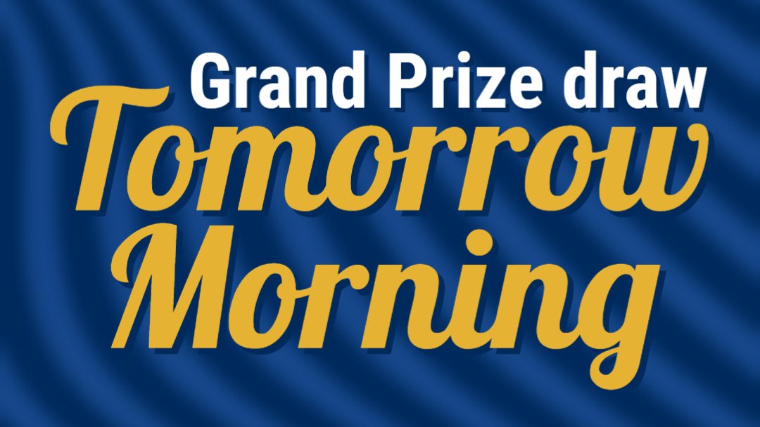 StBMegaMillion's tweet photo. You didn't forget, did you? ππ€π₯³
The Grand Prize Draw is Tomorrow, Wednesday, March 16th! Will you become Manitoba's next millionaire?
Win a home package worth over $1.5 million, or $1.25 MILLION CASH >> https://t.co/MKINeCM12L #stbmega #winnipeg #ywg #manitoba #healthcare https://t.co/jvTMqBJn8h