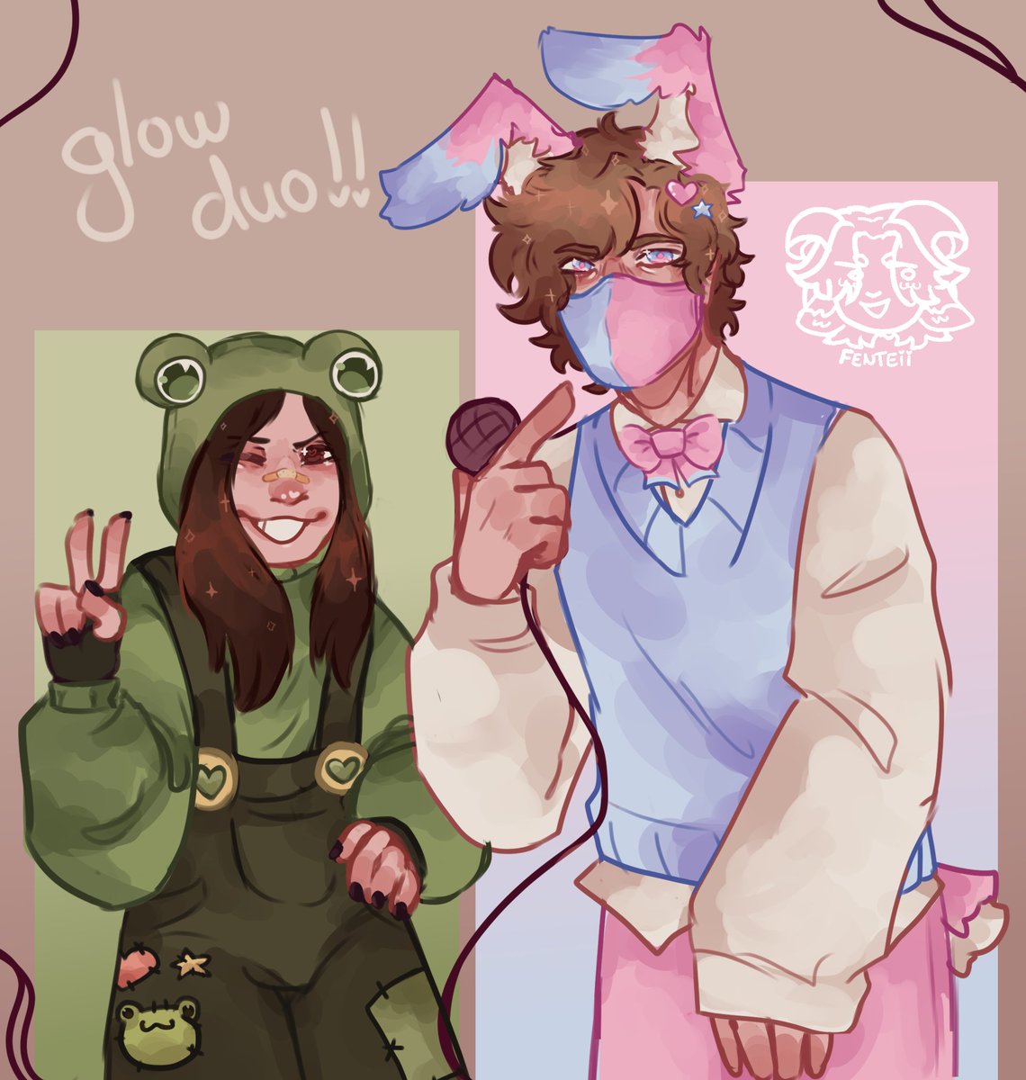 fenteii_'s tweet photo. glowduo my beloveds!<3
[Untag when commenting !! #glowduofanart #ranbooart #ranboofanart #aimseyfanart] https://t.co/gv51LQXgDH