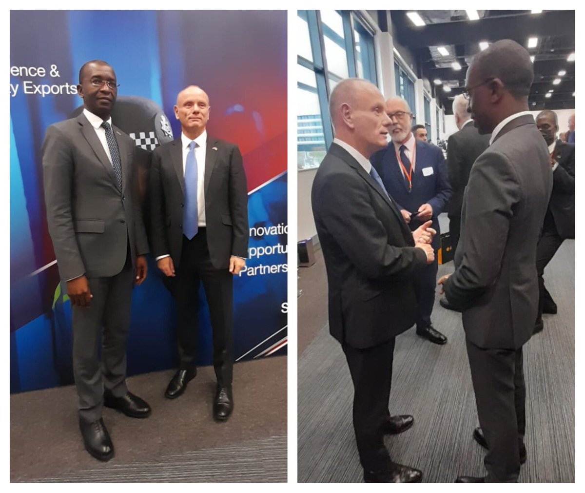 NneNneUK's tweet photo. A pleasure to welcome #Mozambique’s Minister for Defence HE Chume to the #UK, who met @tradegovuk's @Minfreerhmg, as he begins a visit focused on deepening UK-Mozambique defence and security ties 🇬🇧🤝🇲🇿@PChachine @UKinMozambique @ASheppard_UK @sarahlove808 @clubOmozambique https://t.co/PbvpAjRZd9
