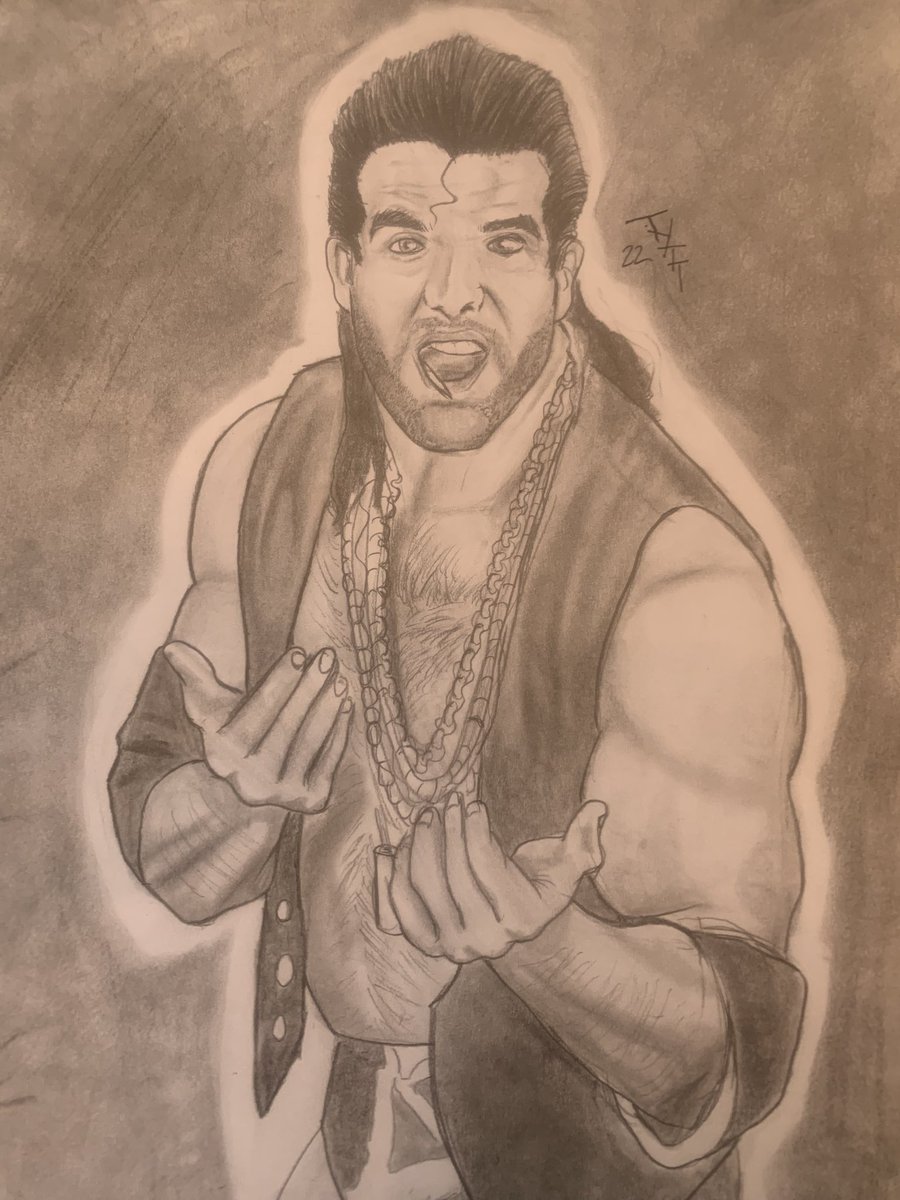 bananamcfly's tweet photo. “Hard work pays off,
Dreams come true
Bad times don’t last
But BAD GUYS DO!”
Rest in piece scott hall, easily one of the best wrestlers in history, sucks this is one match you couldn’t kick out of.
#restinpeacescotthall #ScottHall #restinpiece #RazorRomon #wwe #fanart https://t.co/C2Cqxq16Xl