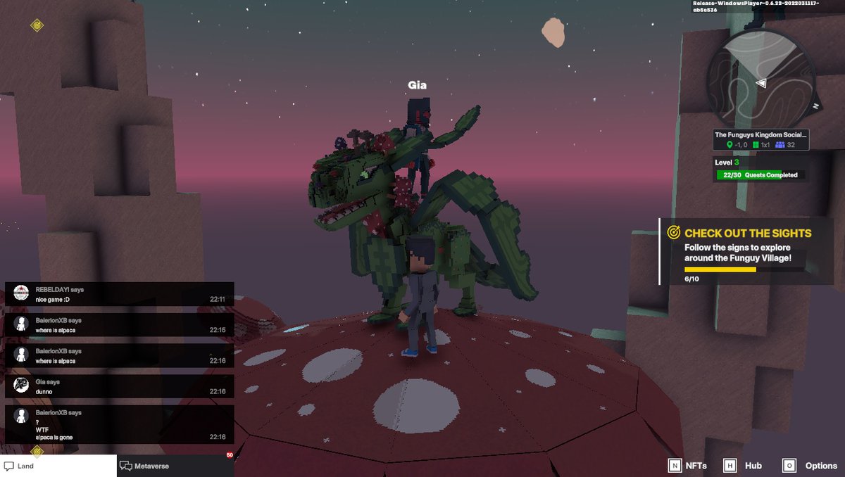 AleVt's tweet photo. @TheSandboxGame I just participated in the daily #SandboxAlphaS2Contest for a chance to earn up to 1,000 $SAND! Starting March 15 - Selfie with the mushroom dragon. Check out my screenshot below! 👇 #SandboxAlphaS2 https://t.co/A0Xdc8f5do