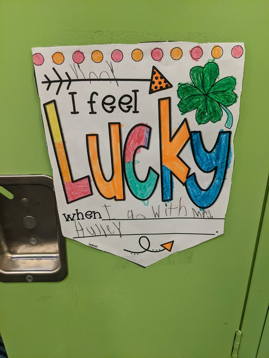 I'm also lucky that I get to have this little guy in my class! I'm so happy he loves school and notices the work we put in to make lasting, positive relationships!