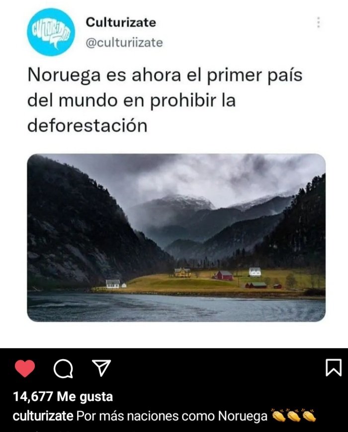 Por más países como Noruega ojalá que La República Dominicana sea el segundo <a href="/DiputadosRD/">Cámara de Diputados de la República Dominicana</a> @ambienterd <a href="/luisabinader/">Luis Abinader</a>