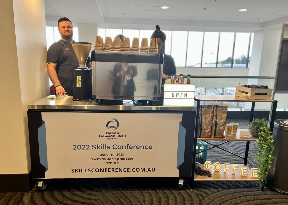 Great to be part of the <a href="/nationalAEN/">National AEN</a> conference as the Coffee Cart sponsor at the event