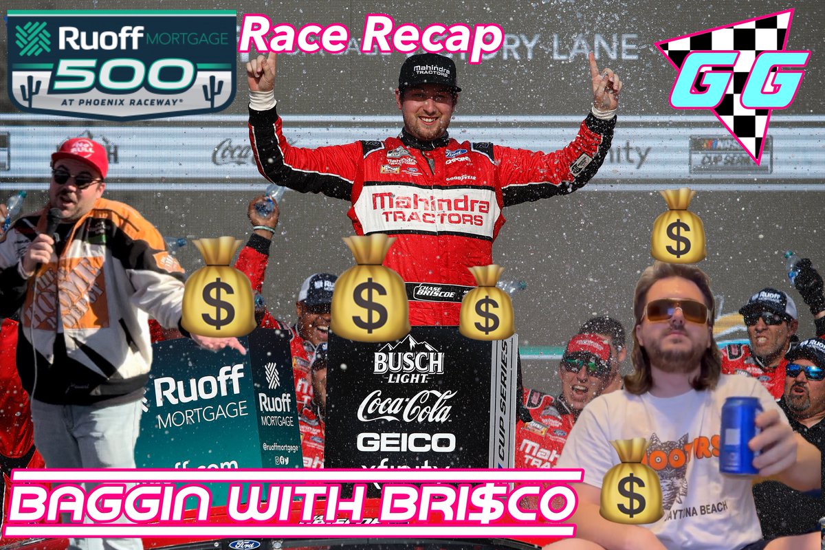 MotorsportReprt's tweet photo. NASCAR Race Recap - Ruoff Mortgage 500 At Phoenix 🌵

☑️ Baggin With Bri$co 💰
☑️ DFS Risers &amp; Fallers 📊
☑️ Pit Crew Athletes Shining 🛠 
☑️ News &amp; Updates 🗞

Apple Podcasts: https://t.co/ucAQWkUU1Y

Spotify: https://t.co/b6d0VTi9v7 https://t.co/cLmF1CrD3u