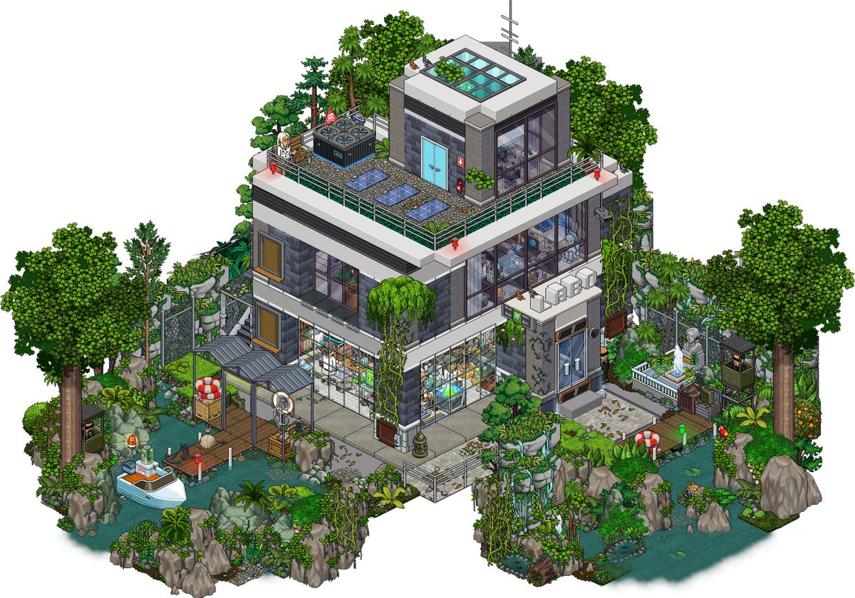 Notre base scientifique secrète est prête ! 🥇
Voici notre participation au concours avec mes acolytes de toujours  Tailand &amp; Millenis 🥰

La team <a href="/HabboSandbox/">Team MAW 🇫🇷</a>, notre labo vous attend pour transmettre vos  futurs rapports de laboratoire 🧪
<a href="/HabboFR/">Habbo FR</a> <a href="/Habbo/">Habbo</a> 
@tailand_ <a href="/Daynouzz/">Dino🌺🍀</a>