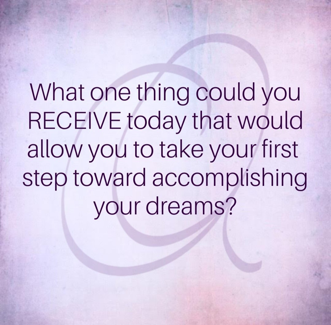 TheAndreaQuinn's tweet photo. Tool #1 in #TheQuinnEssentials toolkit is RECEIVE. It is the IN breath of life. Can you write down the top three things you want to accomplish next in your life and beside each one, write one thing you would like to receive to get you closer to that dream. #the9tools #RECEIVE https://t.co/l5xq7osbHq
