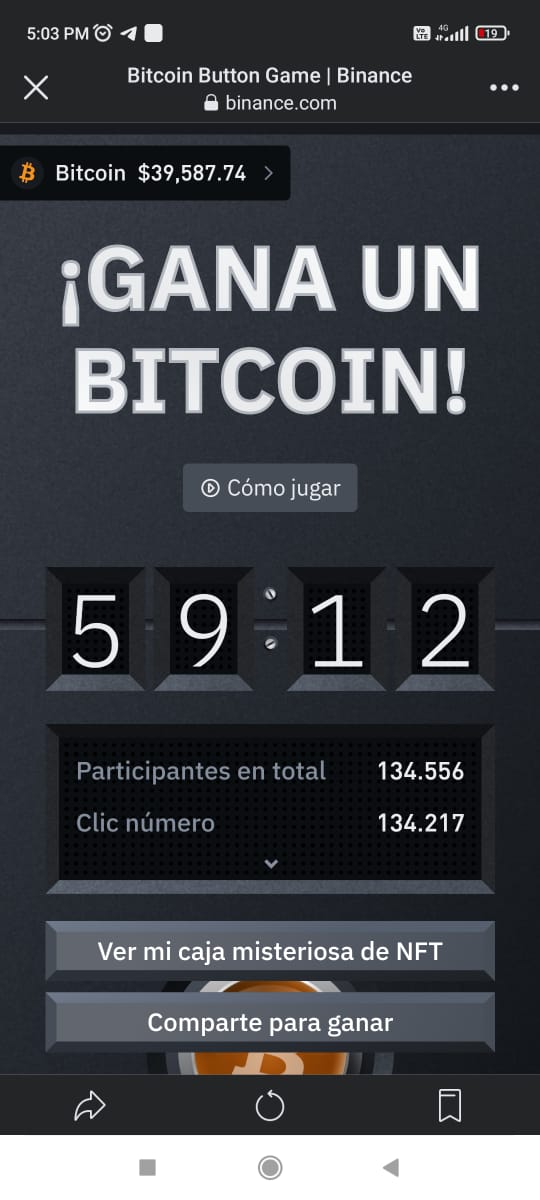 CarlosMelo83's tweet photo. #BitcoinButtongame  #Binance https://t.co/XZnUZ10DQz