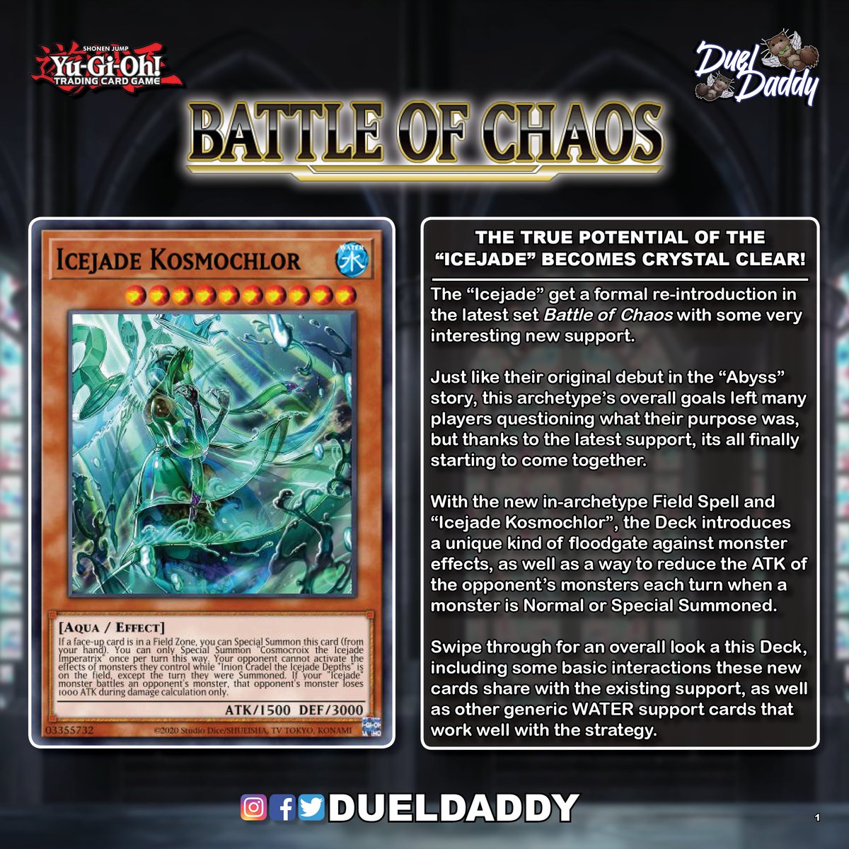 yugioh goddess cards Icejade Tremora BODE-EN010 Yu-Gi-Oh! Card main image 1