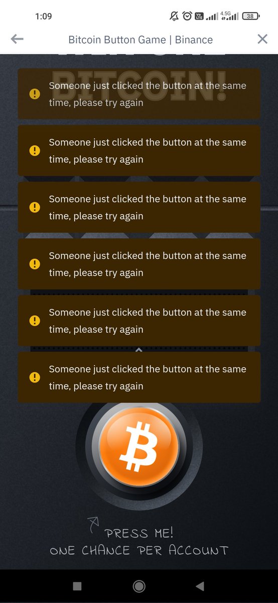 dyrbkr2144's tweet photo. @binance Why ? https://t.co/nYQdr9R2BZ