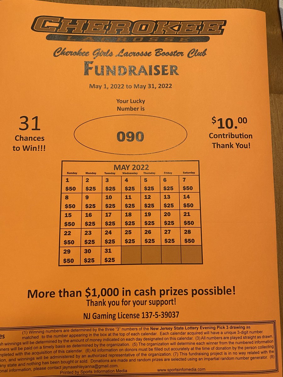 Mike Jackson (@mjack64) on Twitter photo Support Cherokee girls lax. A $10 donation gives you 31 chances to win! Support Cherokee girls lax. A $10 donation gives you 31 chances to win!