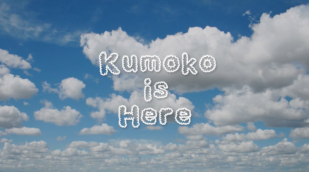 ☁️ From KUMOKO Vol 1 ☁️

youtu.be/AUTsarOVsME