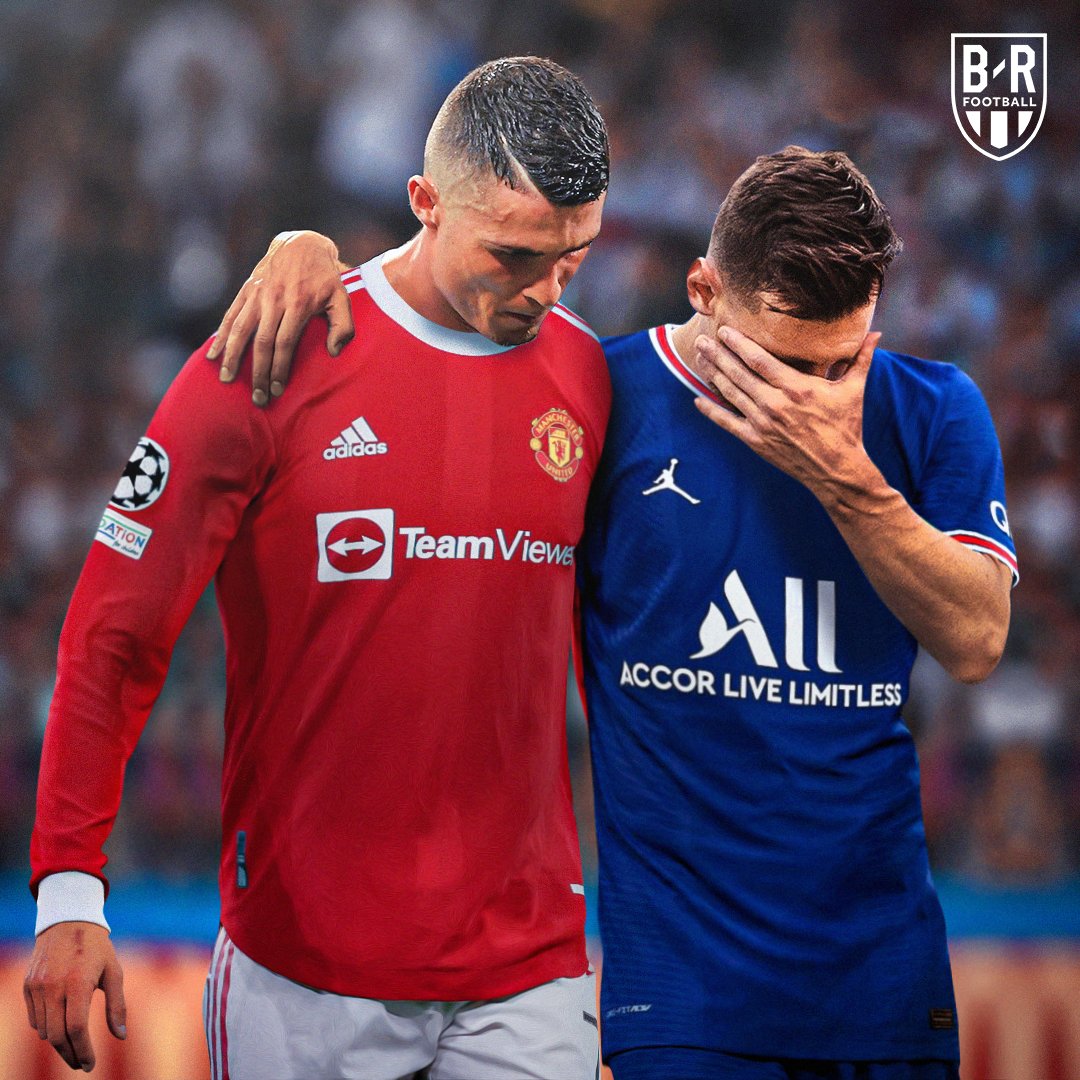 B/R Football on Twitter: "Ronaldo and Messi both go out in the last 16 of  the Champions League for the second straight year 💔  https://t.co/ZSXBvKseO9" / Twitter