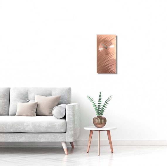 ElementsModern's tweet image. Copper Wall Clock - Metal Home Decor, Copper etsy.me/3ut77oi #modernwallclock #copperclock #retrowallclock #uniquewallclock @etsymktgtool