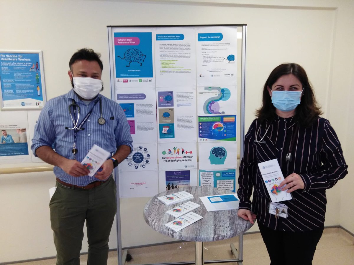 IOHClontarf's tweet photo. #NationalBrainAwareness week here in @IOHClontarf learning about the lifestyle choices to improve our brain health @HSECHODNCC @HSE_HR @roinnslainte @chiefnurseIRE @HeadwayIreland https://t.co/FOoXBTp49N