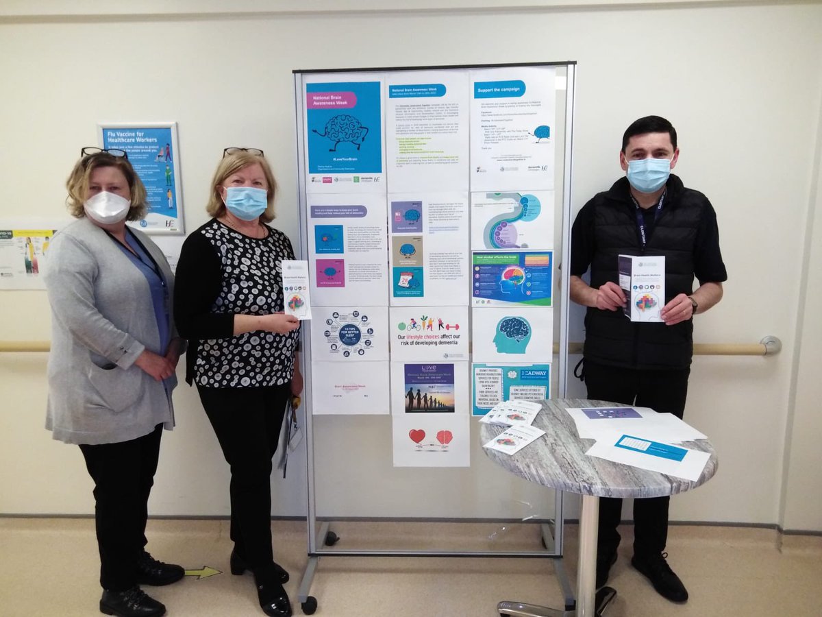 IOHClontarf's tweet photo. #NationalBrainAwareness week here in @IOHClontarf learning about the lifestyle choices to improve our brain health @HSECHODNCC @HSE_HR @roinnslainte @chiefnurseIRE @HeadwayIreland https://t.co/FOoXBTp49N