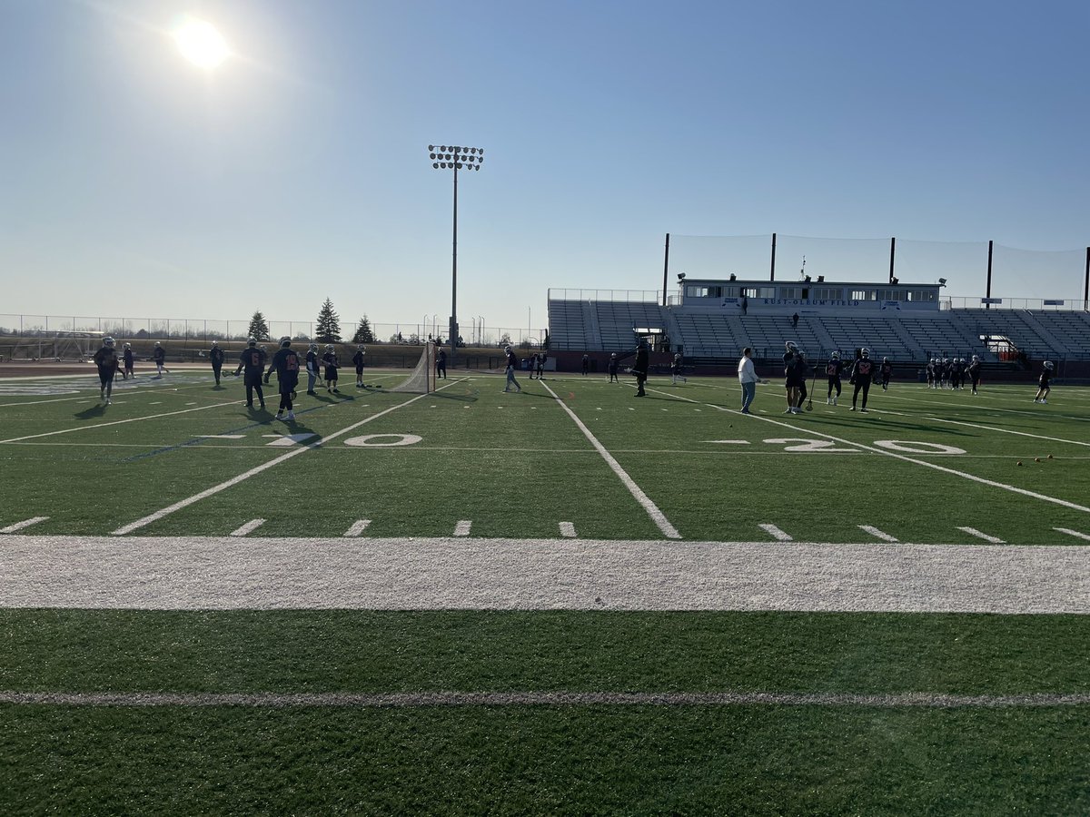 Warmups are underway