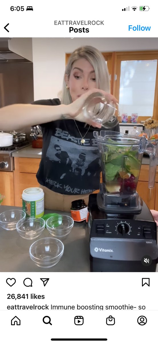 BabyBullRun's tweet photo. @people And in addition to the Simpsons weird post she made, the day before he is found dead in hotel she is wearing the Beastie Boys Album t-shirt “Check Your Head”! 😱 It’s so incredible creepy and suspicious. https://t.co/jmns9cKffh