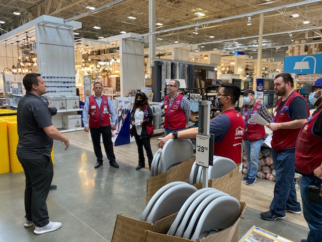Lowe's of Tustin #2605 specialty spotlight, Thank you to Michael & Shahed for the PK on MiDea products. Team excited about Stainmaster Carpet our exclusive brand. Team going after, credit, LPP & driving pipeline. @specialtylowes #specialtyspotlight #tustin2605 #LPP #pipeline