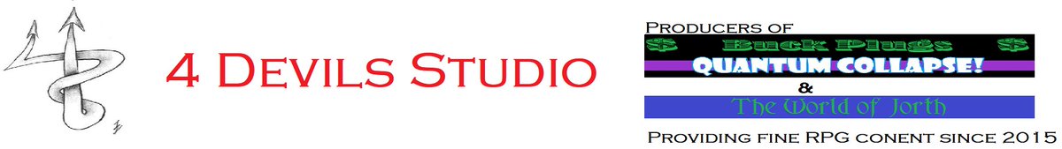 4_Devils_Studio's tweet photo. We have updated our studio banner. What do you think?

@gamedev @indydev #rpg #roleplaying #roleplayinggames #TTRPG https://t.co/lgmVLetaas