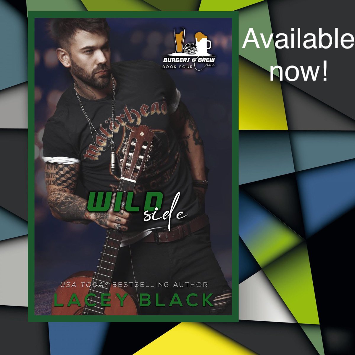 UpstairsLibrary's tweet photo. #NEW #KU “Absolutely outstanding! This is my new favorite of this series!” Wild Side by @AuthLaceyBlack #BurgersandBrewCrüe https://t.co/J6C4VefeOL https://t.co/uKp0NKUweu